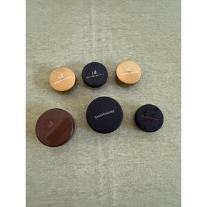 BareMinerals i.d. Loose Mineral Makeup Lot of 6 Sealed Eyeshadow Blush Highlight